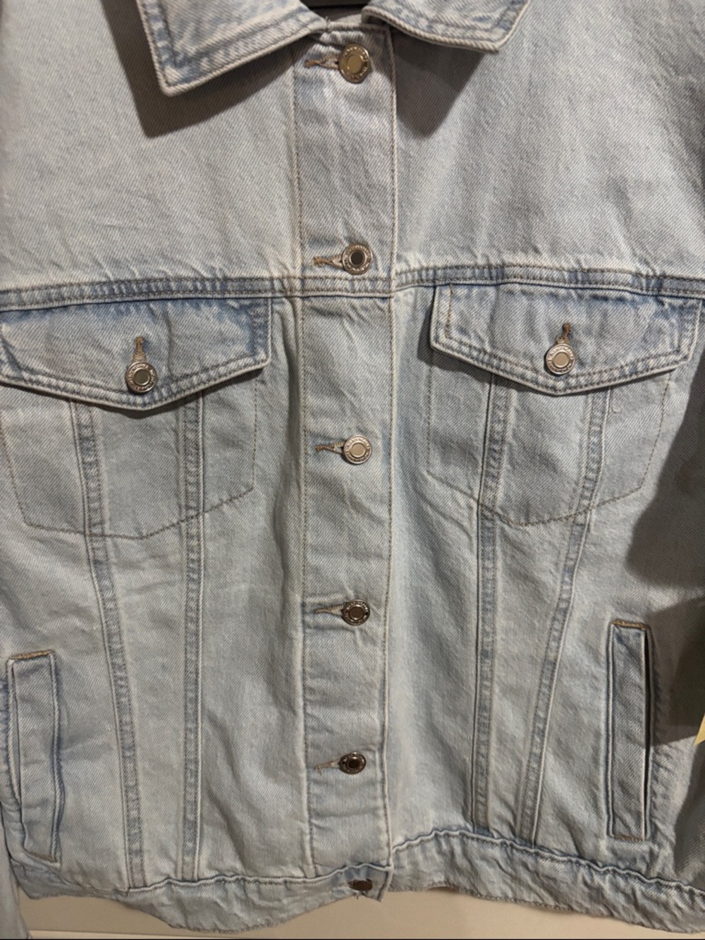 No Boundaries Light Blue Denim Jacket - Picture 3 of 6